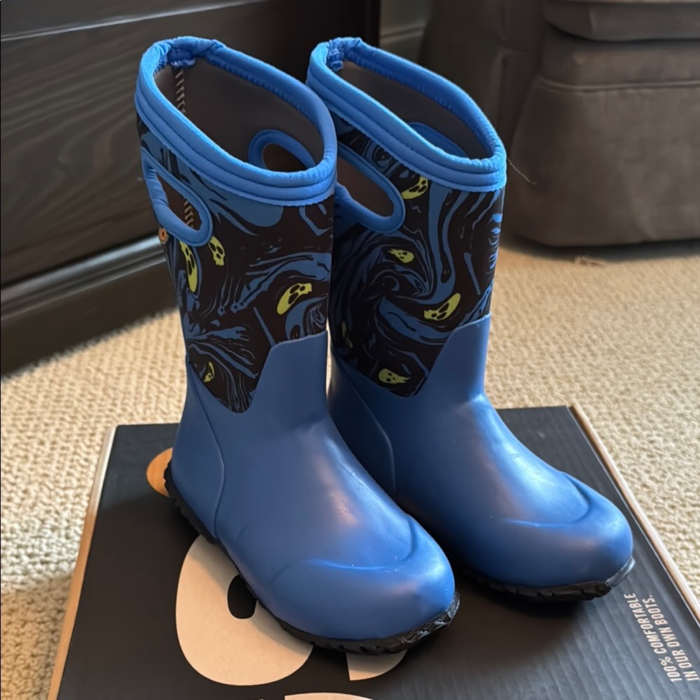 Bogs Blue Rain & Snow Boots Waterproof